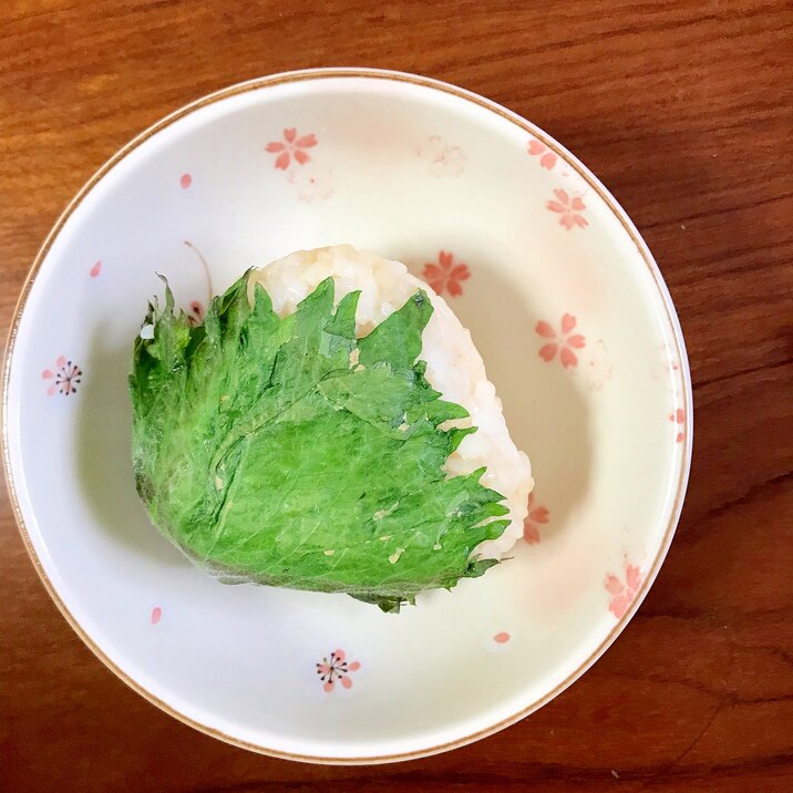 大葉の醤油焼きおにぎり